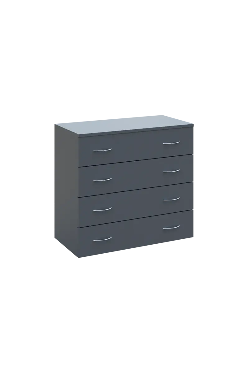 N 2 - 84Z kancelářská skříň, 4-zásuvková, 750x800x400, antracit